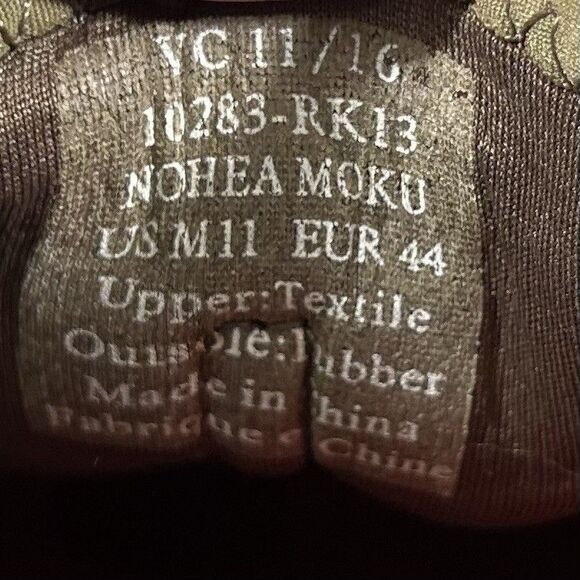 Olukai Nohea Moku 10283-RK13 Mens Size 11 Brown Slip On Casual Shoes Used - Picture 11 of 11